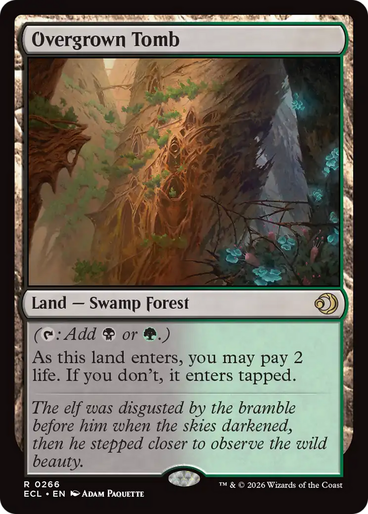 Overgrown Tomb [Lorwyn Eclipsed] MTG Single Magic: The Gathering | Red Claw Gaming