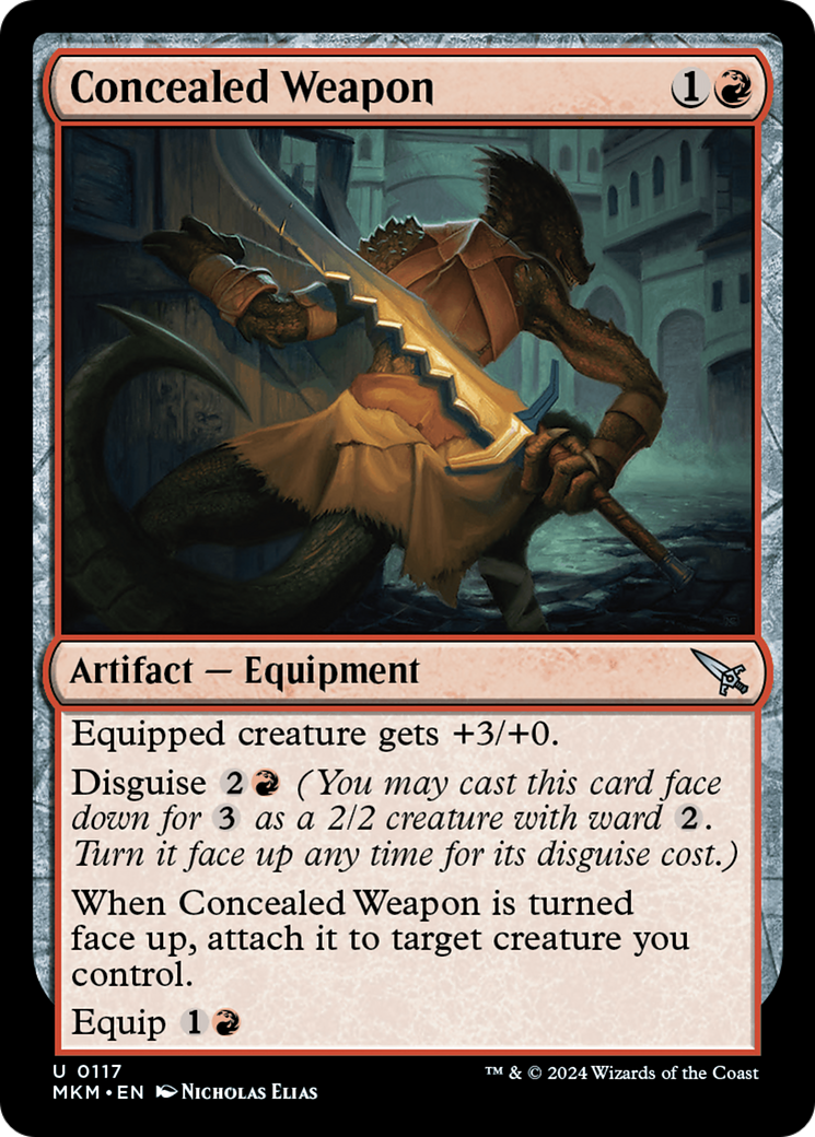 Concealed Weapon [Murders at Karlov Manor] MTG Single Magic: The Gathering    | Red Claw Gaming