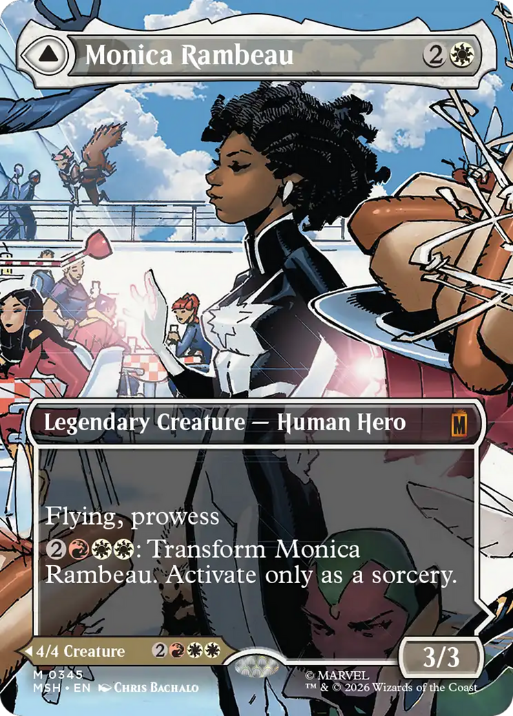 Monica Rambeau (Borderless) (0345) [Marvel Super Heroes] MTG Single Magic: The Gathering | Red Claw Gaming