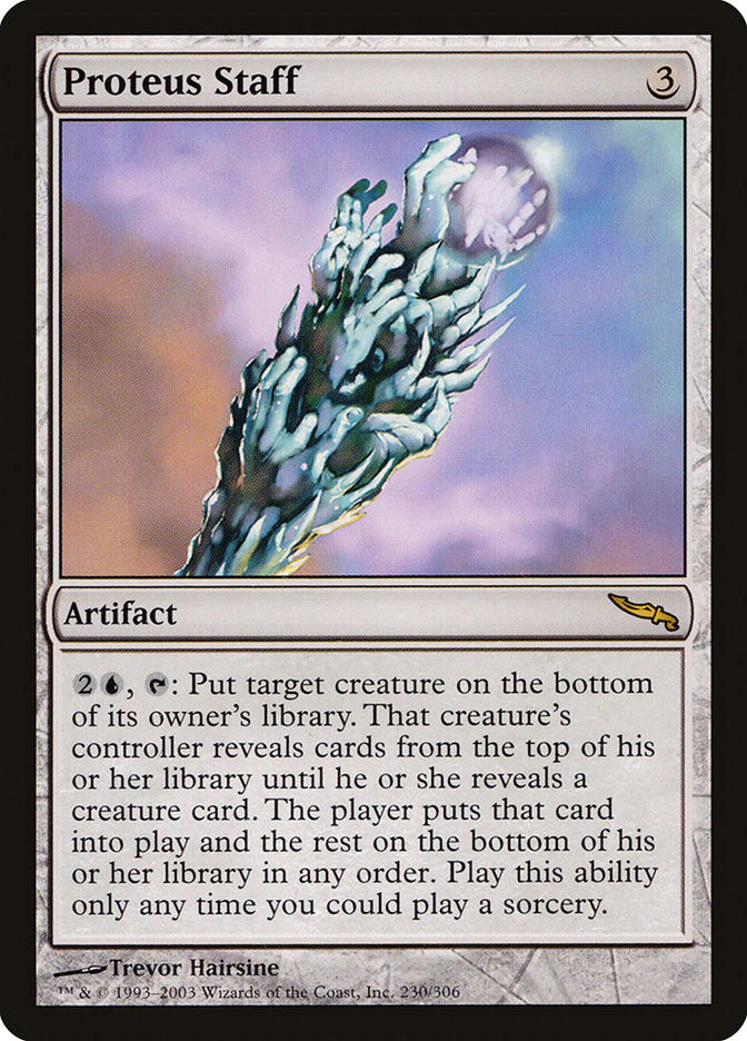 Proteus Staff [Mirrodin] MTG Single Magic: The Gathering | Red Claw Gaming