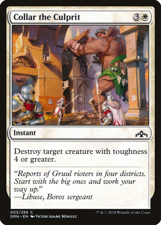 Collar the Culprit [Guilds of Ravnica] MTG Single Magic: The Gathering | Red Claw Gaming