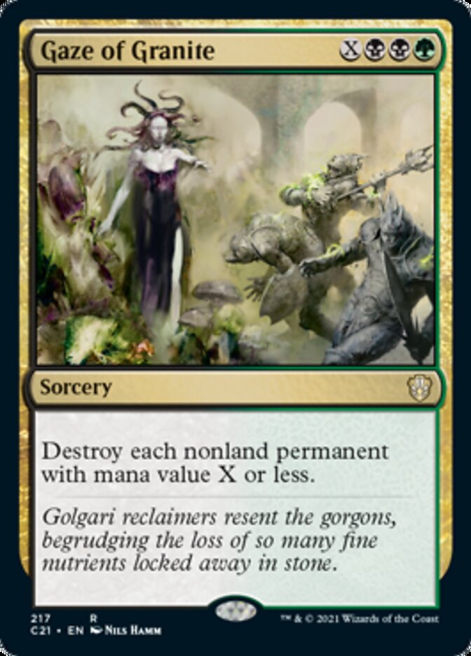 Gaze of Granite [Commander 2021] MTG Single Magic: The Gathering | Red Claw Gaming