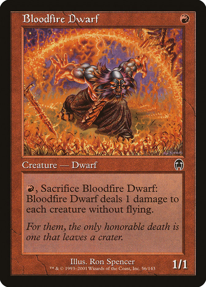 Bloodfire Dwarf [Apocalypse] MTG Single Magic: The Gathering | Red Claw Gaming