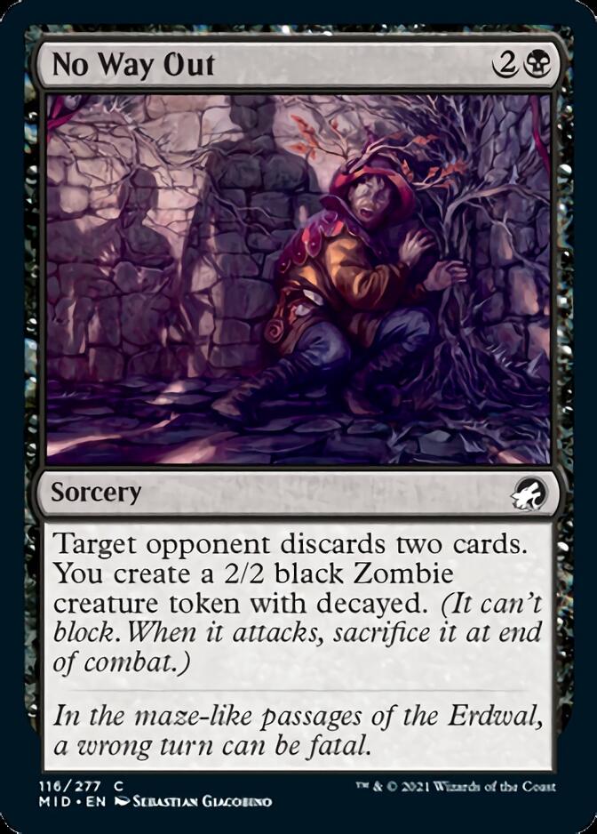 No Way Out [Innistrad: Midnight Hunt] MTG Single Magic: The Gathering | Red Claw Gaming