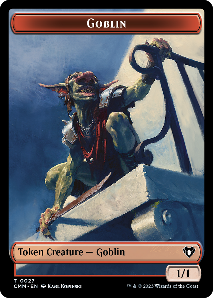 Goblin Token [Commander Masters Tokens] MTG Single Magic: The Gathering    | Red Claw Gaming
