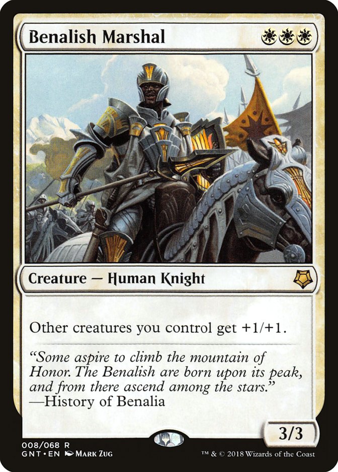 Benalish Marshal [Game Night 2018] MTG Single Magic: The Gathering | Red Claw Gaming