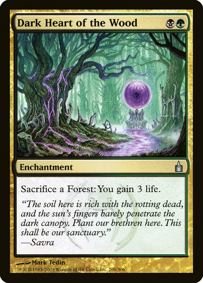 Dark Heart of the Wood [Ravnica: City of Guilds] MTG Single Magic: The Gathering | Red Claw Gaming