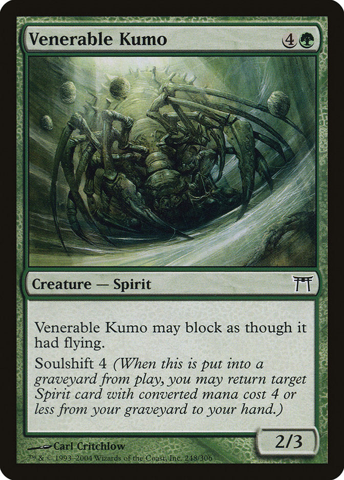 Venerable Kumo [Champions of Kamigawa] MTG Single Magic: The Gathering | Red Claw Gaming