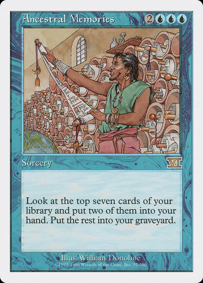 Ancestral Memories [Classic Sixth Edition] MTG Single Magic: The Gathering | Red Claw Gaming