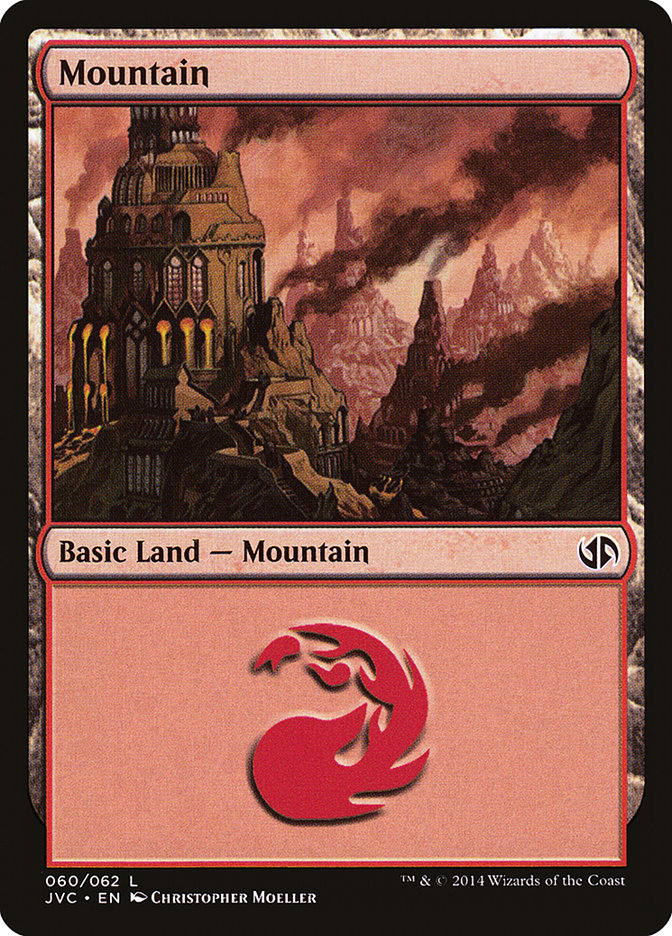 Mountain (60) [Duel Decks Anthology] MTG Single Magic: The Gathering | Red Claw Gaming