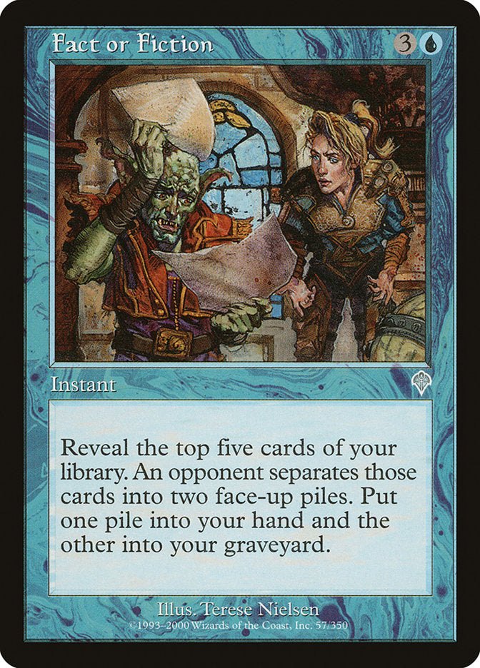 Fact or Fiction [Invasion] MTG Single Magic: The Gathering | Red Claw Gaming