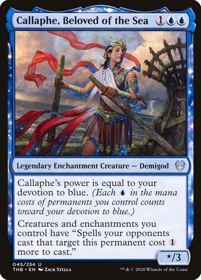 Callaphe, Beloved of the Sea [Theros Beyond Death] MTG Single Magic: The Gathering | Red Claw Gaming