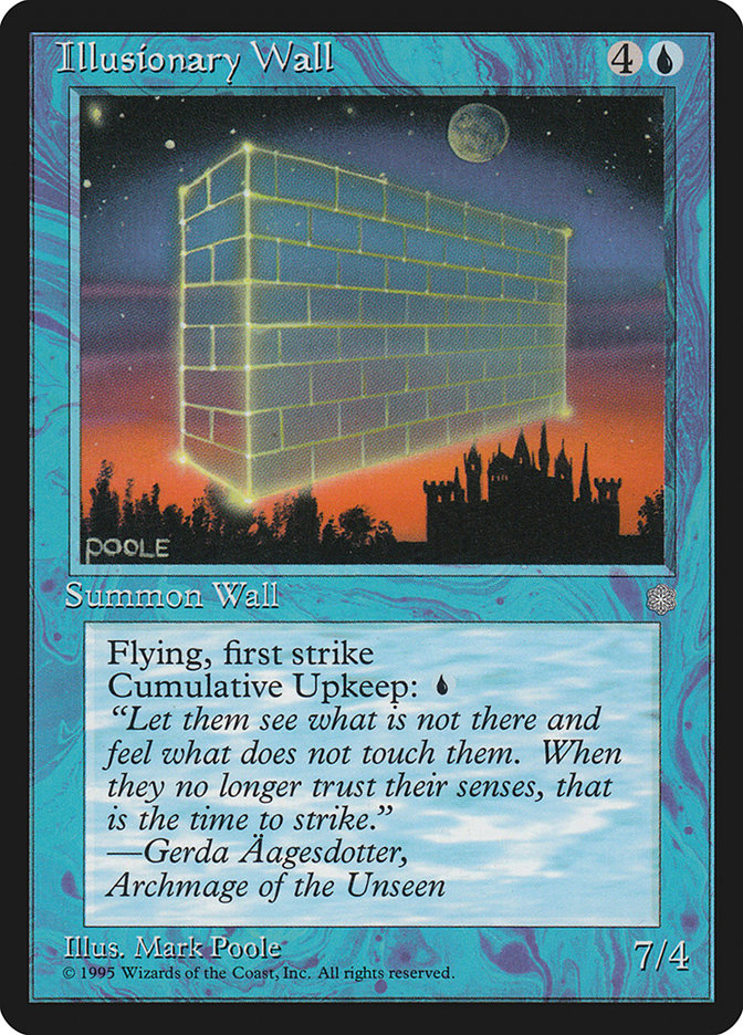 Illusionary Wall [Ice Age] MTG Single Magic: The Gathering | Red Claw Gaming