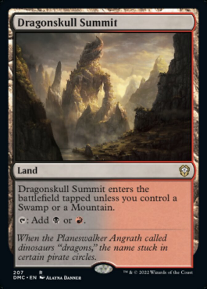 Dragonskull Summit [Dominaria United Commander] MTG Single Magic: The Gathering | Red Claw Gaming