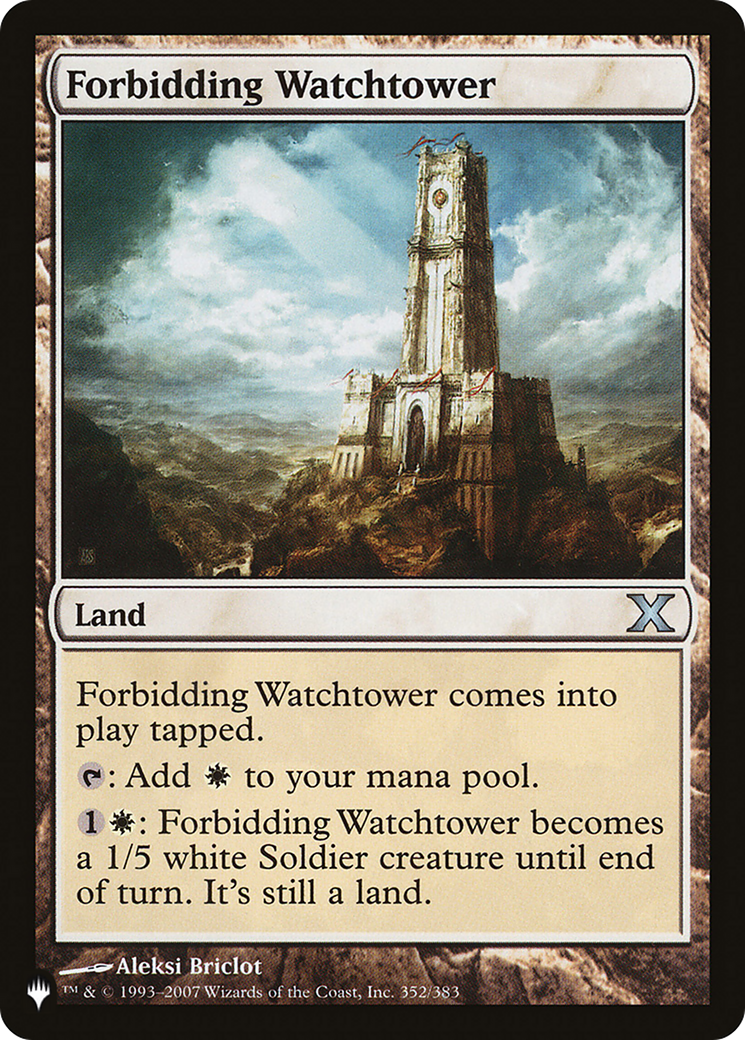 Forbidding Watchtower [The List] MTG Single Magic: The Gathering | Red Claw Gaming