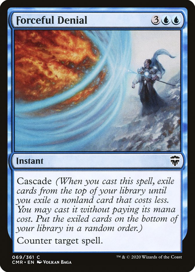 Forceful Denial [Commander Legends] MTG Single Magic: The Gathering | Red Claw Gaming