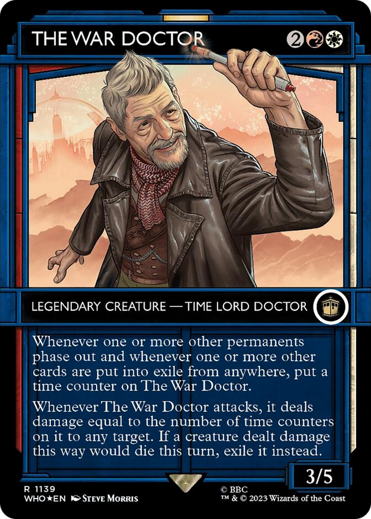 The War Doctor (Showcase) (Surge Foil) [Doctor Who] MTG Single Magic: The Gathering | Red Claw Gaming