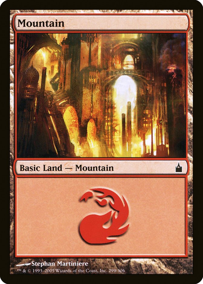 Mountain (299) [Ravnica: City of Guilds] MTG Single Magic: The Gathering | Red Claw Gaming