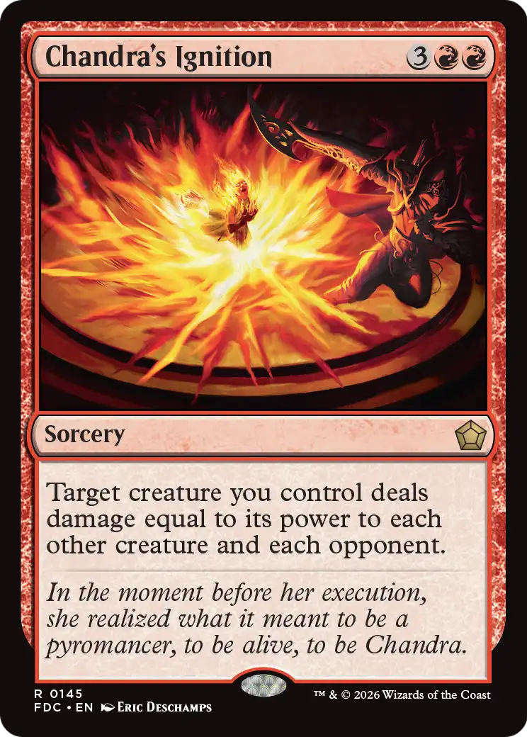 Chandra's Ignition [Foundations Commander] | Red Claw Gaming