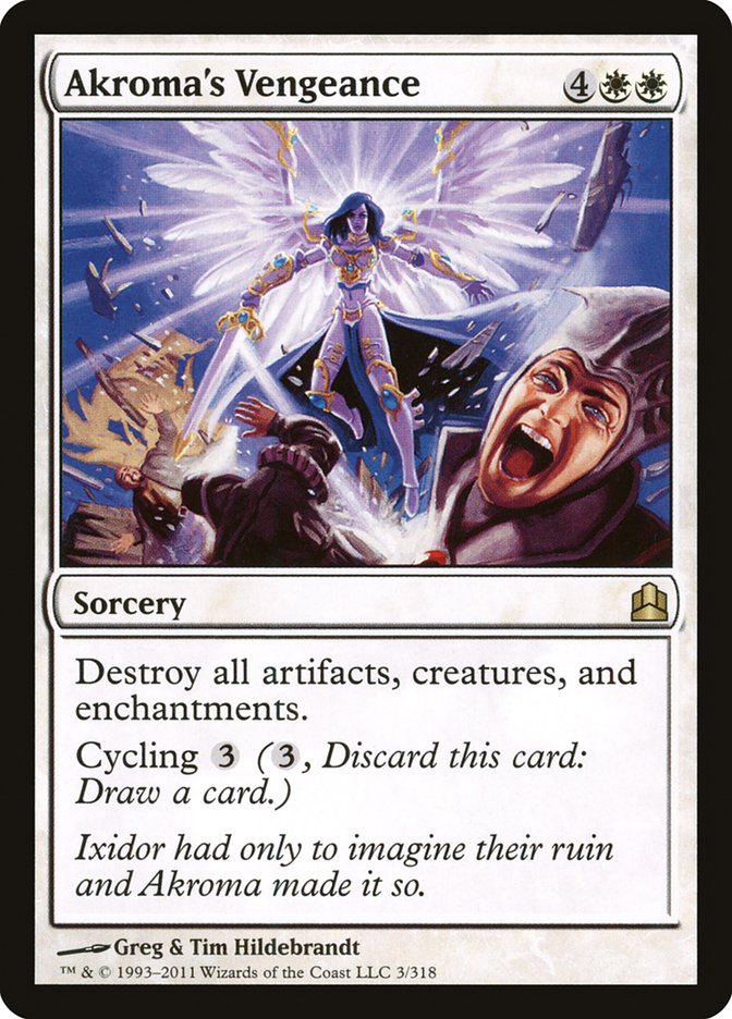 Akroma's Vengeance [Commander 2011] MTG Single Magic: The Gathering | Red Claw Gaming
