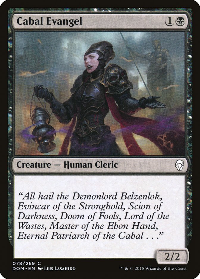 Cabal Evangel [Dominaria] MTG Single Magic: The Gathering | Red Claw Gaming