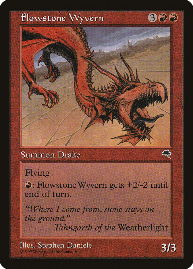 Flowstone Wyvern [Tempest] MTG Single Magic: The Gathering | Red Claw Gaming