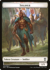 Bird (005) // Soldier Double-Sided Token [Kaldheim Commander Tokens] MTG Single Magic: The Gathering | Red Claw Gaming