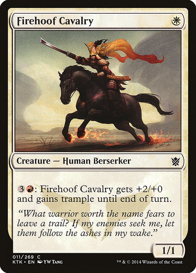 Firehoof Cavalry [Khans of Tarkir] MTG Single Magic: The Gathering | Red Claw Gaming