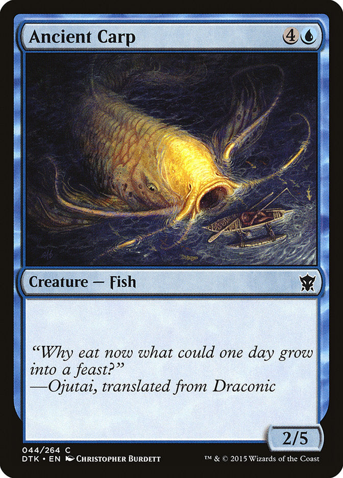 Ancient Carp [Dragons of Tarkir] MTG Single Magic: The Gathering | Red Claw Gaming