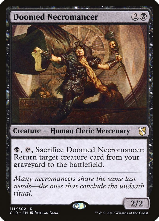 Doomed Necromancer [Commander 2019] MTG Single Magic: The Gathering | Red Claw Gaming