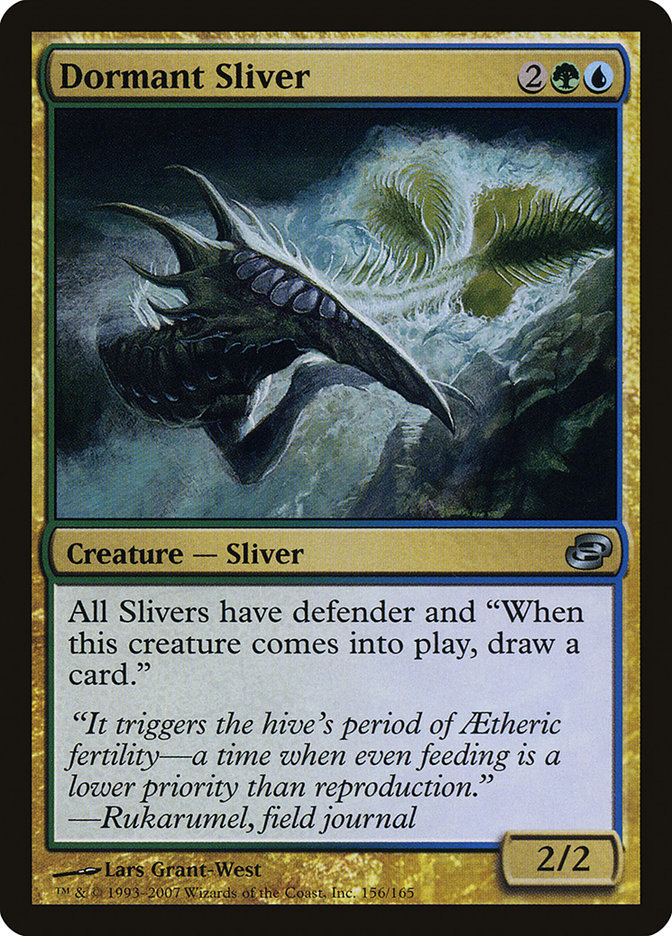 Dormant Sliver [Planar Chaos] MTG Single Magic: The Gathering | Red Claw Gaming