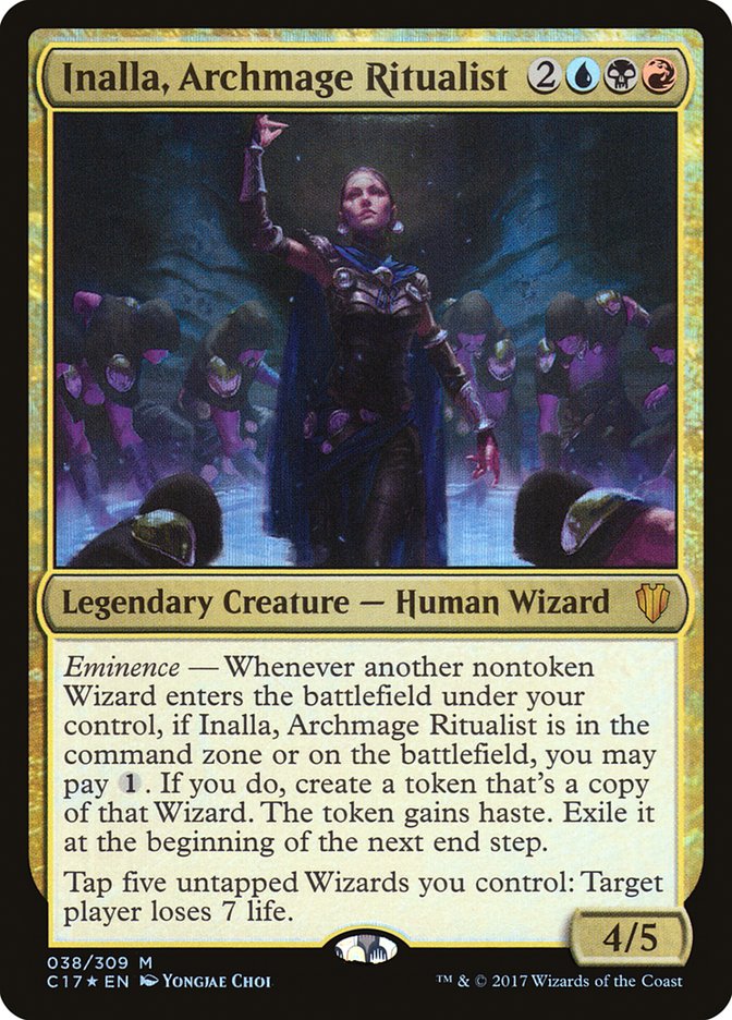 Inalla, Archmage Ritualist [Commander 2017] MTG Single Magic: The Gathering | Red Claw Gaming