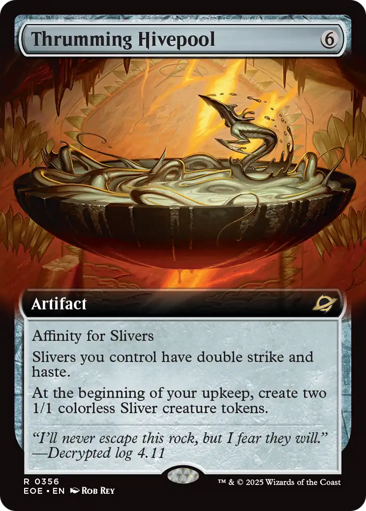 Thrumming Hivepool (Extended Art) [Edge of Eternities] MTG Single Magic: The Gathering | Red Claw Gaming
