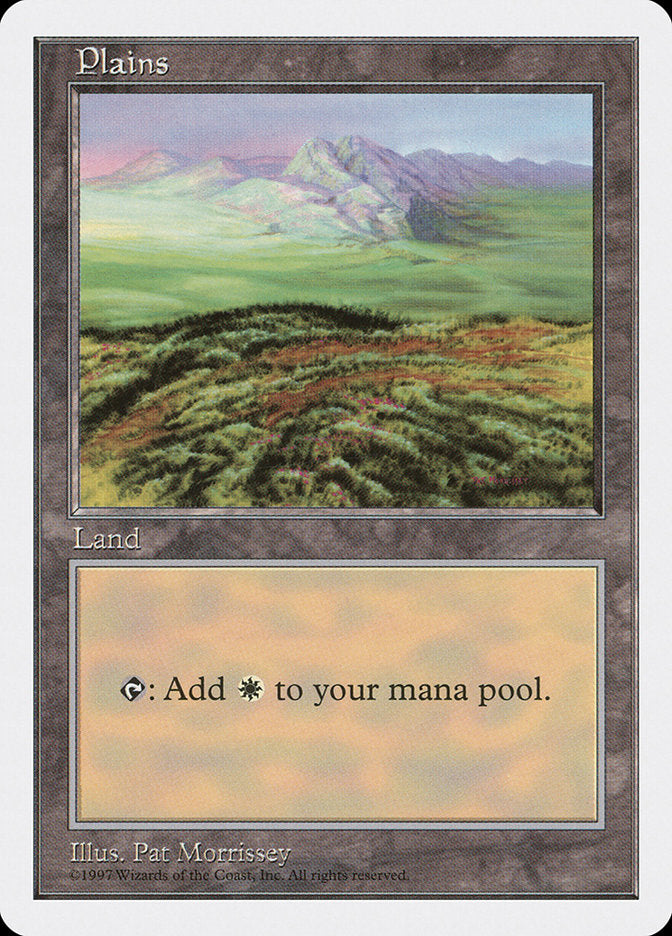 Plains (433) [Fifth Edition] MTG Single Magic: The Gathering | Red Claw Gaming