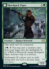Howlpack Piper // Wildsong Howler [Innistrad: Crimson Vow] MTG Single Magic: The Gathering | Red Claw Gaming