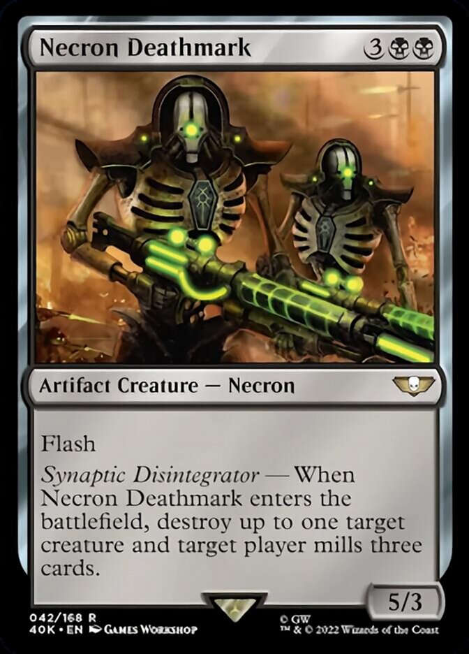 Necron Deathmark (Surge Foil) [Warhammer 40,000] MTG Single Magic: The Gathering | Red Claw Gaming