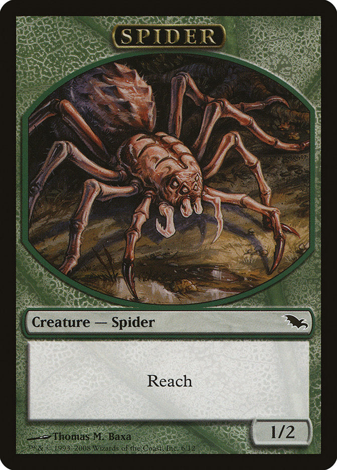 Spider Token [Shadowmoor Tokens] MTG Single Magic: The Gathering | Red Claw Gaming