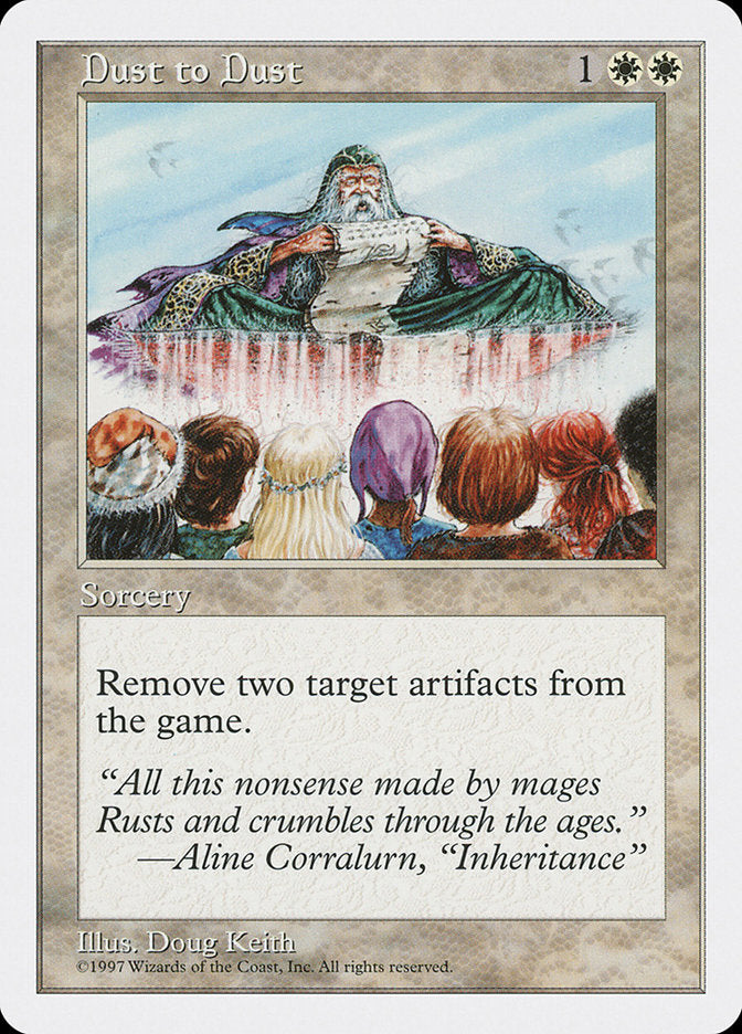 Dust to Dust [Fifth Edition] MTG Single Magic: The Gathering | Red Claw Gaming
