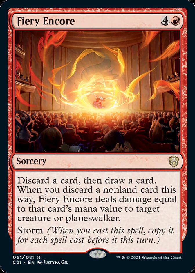 Fiery Encore [Commander 2021] MTG Single Magic: The Gathering | Red Claw Gaming