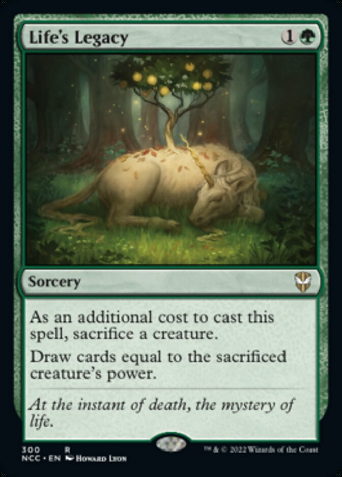 Life's Legacy [Streets of New Capenna Commander] MTG Single Magic: The Gathering | Red Claw Gaming