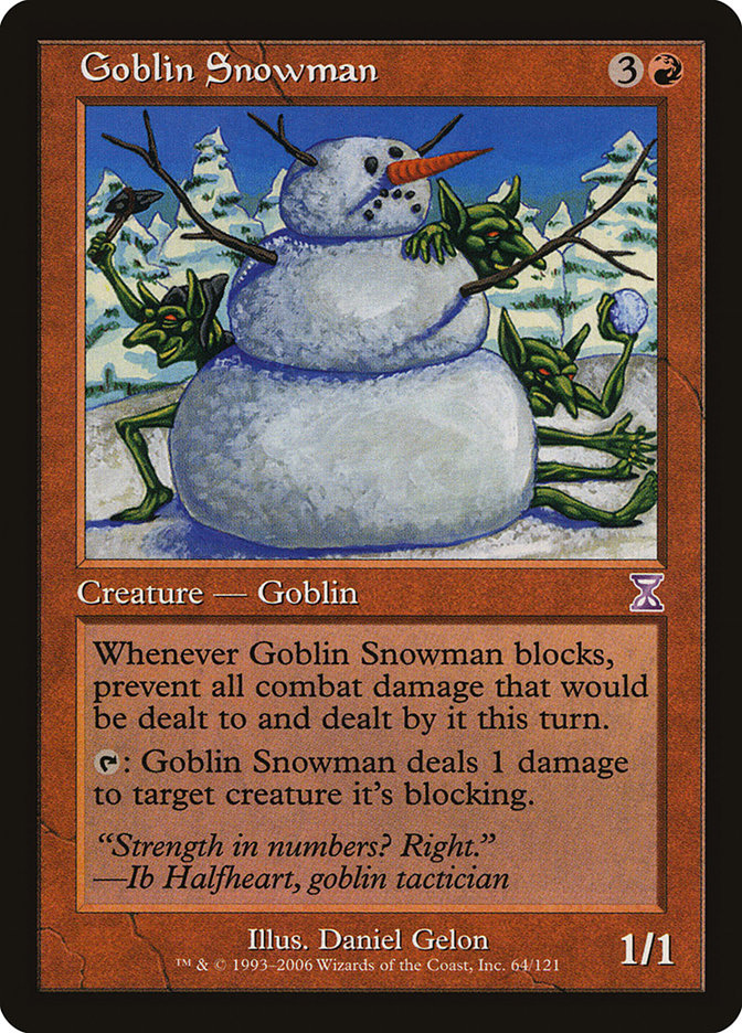 Goblin Snowman [Time Spiral Timeshifted] MTG Single Magic: The Gathering | Red Claw Gaming