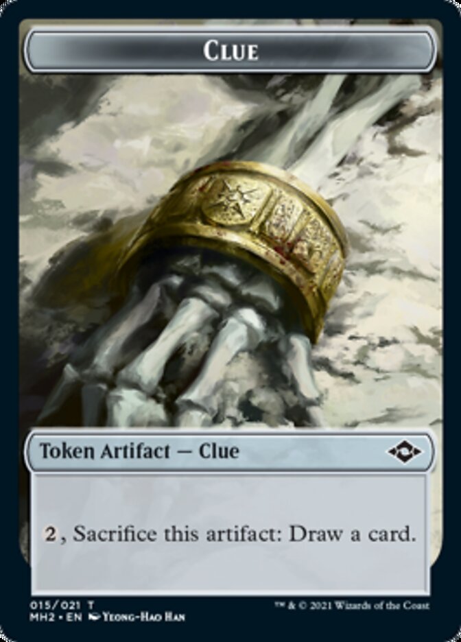 Bird // Clue (15) Double-Sided Token [Modern Horizons 2 Tokens] MTG Single Magic: The Gathering | Red Claw Gaming