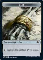 Clue (15) // Golem Double-Sided Token [Modern Horizons 2 Tokens] MTG Single Magic: The Gathering | Red Claw Gaming