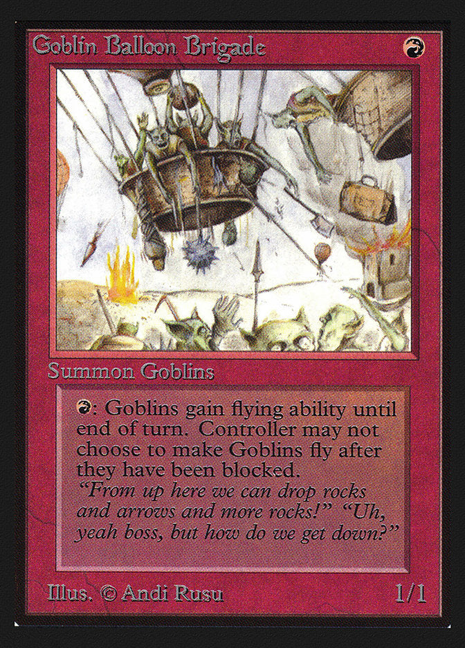 Goblin Balloon Brigade [International Collectors' Edition] MTG Single Magic: The Gathering | Red Claw Gaming