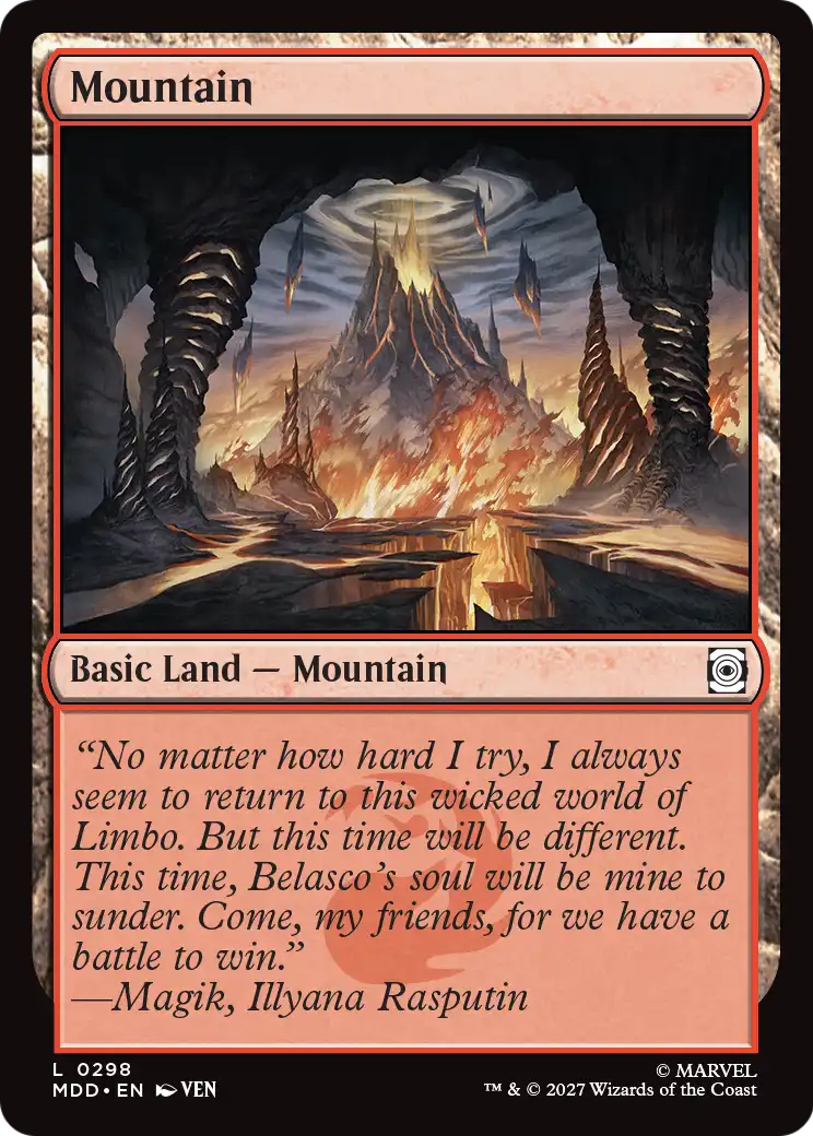 Mountain (0298) [Marvel: Darkhold Destiny] | Red Claw Gaming