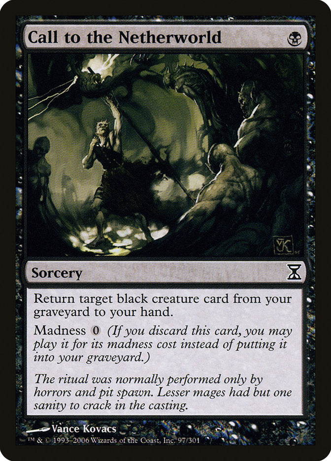 Call to the Netherworld [Time Spiral] MTG Single Magic: The Gathering | Red Claw Gaming