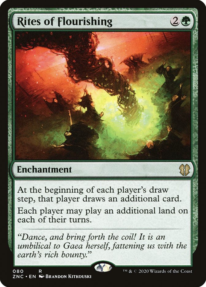 Rites of Flourishing [Zendikar Rising Commander] MTG Single Magic: The Gathering | Red Claw Gaming