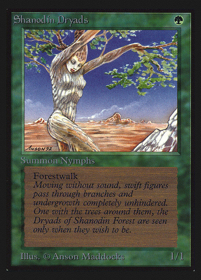 Shanodin Dryads [International Collectors' Edition] MTG Single Magic: The Gathering | Red Claw Gaming
