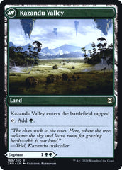 Kazandu Mammoth // Kazandu Valley [Zendikar Rising Prerelease Promos] MTG Single Magic: The Gathering | Red Claw Gaming