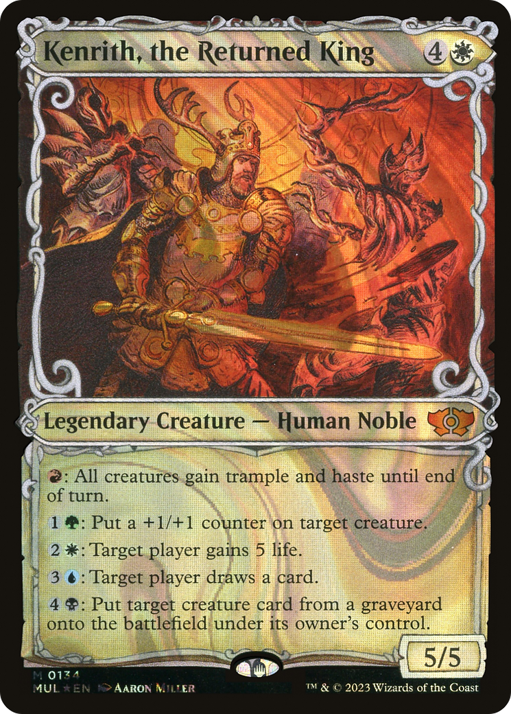 Kenrith, the Returned King (Halo Foil) [Multiverse Legends] MTG Single Magic: The Gathering | Red Claw Gaming